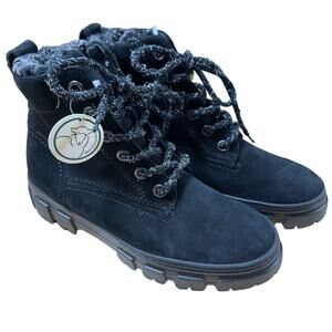 Paul Green NWT Joaquin Genuine Shearling Boot Black Size AU 4 (US 6.5) NO BOX